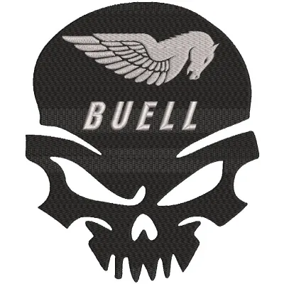 Buell Punisher embroidery design