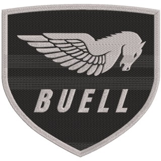 Buell Motorcycle Company logo embroidery design