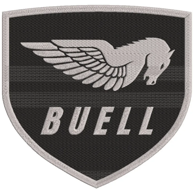 Buell Motorcycle Company logo embroidery design