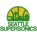 Seattle Supersonics logo embroidery design