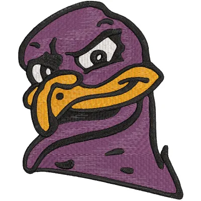 Virginia Tech Hokie Bird embroidery design