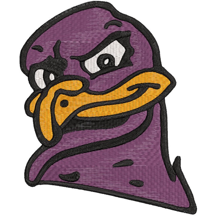 Virginia Tech Hokie Bird embroidery design
