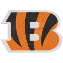 Cincinnati Bengals classic logo embroidery design