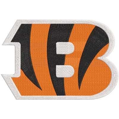 Cincinnati Bengals classic logo embroidery design