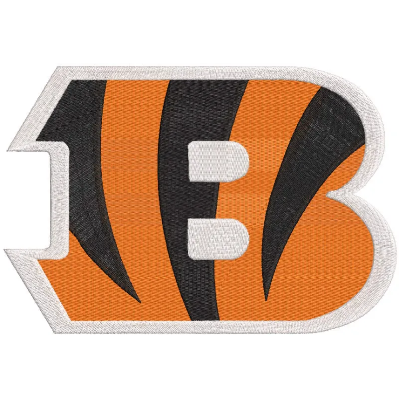 Cincinnati Bengals classic logo embroidery design