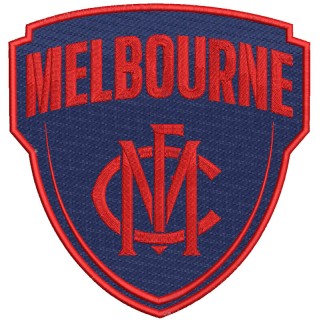 Melbourne Football Club Logo embroidery design