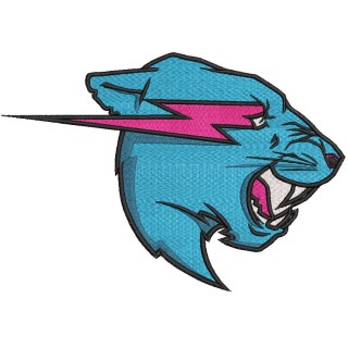 MrBeast Logo embroidery design