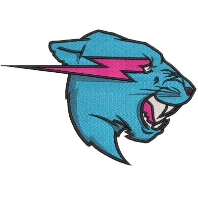 MrBeast Logo embroidery design