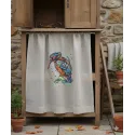 Bright birdie embroidery design showcasing a colorful bird motif, ideal for embellishing t-shirts and tote bags.
