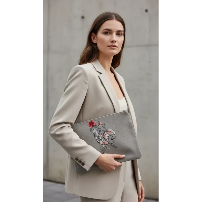 Little prince fox and rose embroidery design preview showcasing intricate stitching patterns for creative projects.