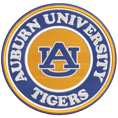 Auburn University Tigers logo embroidery design