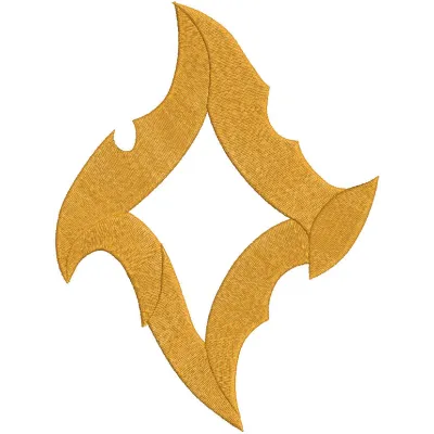 Necrolord Warcraft symbol embroidery design