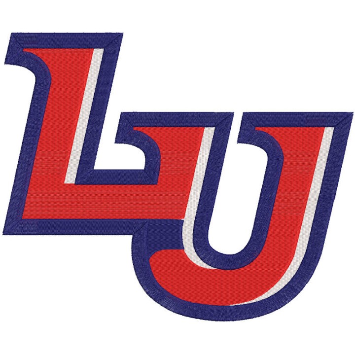 Liverty University logo embroidery design