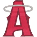 Los Angeles Angels Cap logo embroidery design