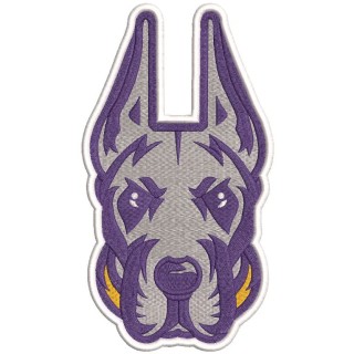 Albany Great Danes Primary logo embroidery design