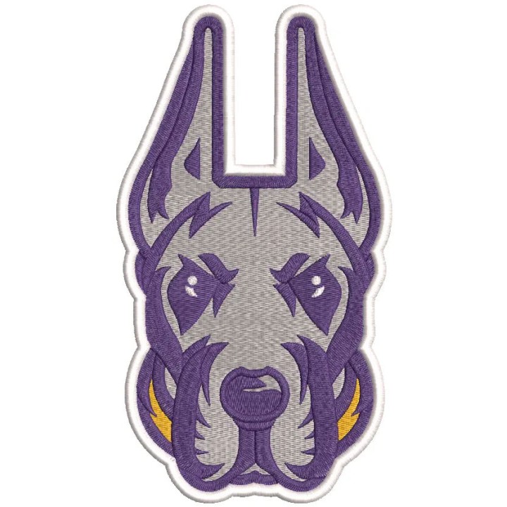 Albany Great Danes Primary logo embroidery design