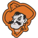 Oklahoma State University Football Cowboys embroidery design
