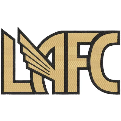 Los Angeles Football Club logo embroidery design