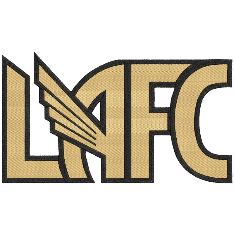 Los Angeles Football Club logo embroidery design