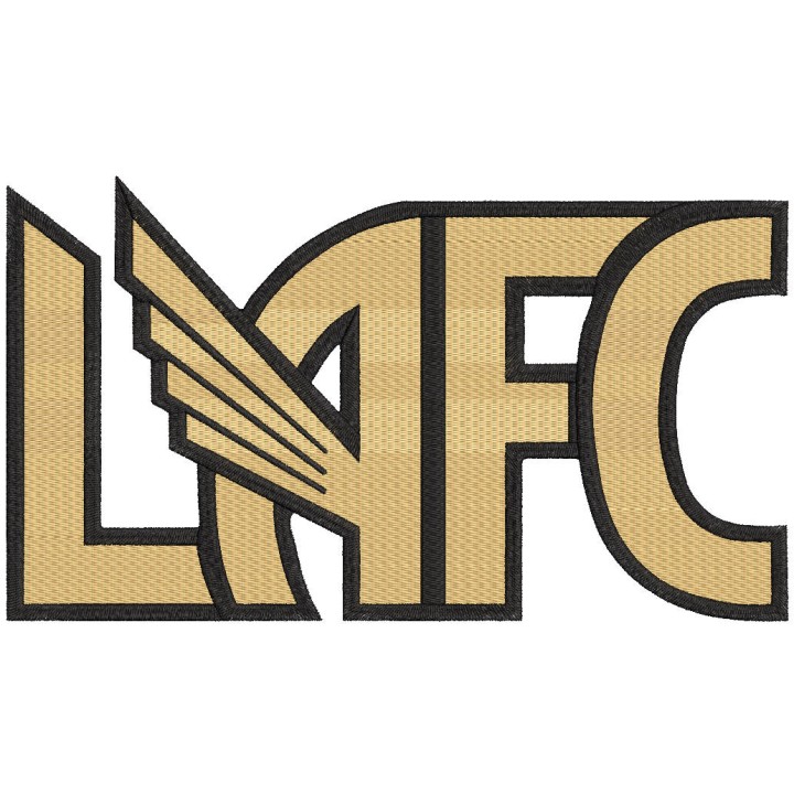 Los Angeles Football Club logo embroidery design