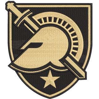 Army Black Knights Primary logo embroidery design