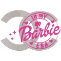 Ch Barbie embroidery design