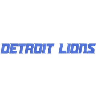 Detroit Lions Wordmark Logo 2017 embroidery design - Embroidery Design