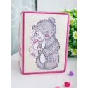 Teddy Bear with toy embroidery design - Embroidery Design