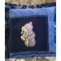 Teddy Bear with toy embroidery design - Embroidery Design