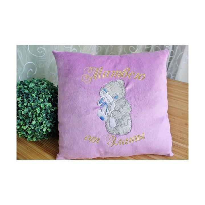 Teddy Bear with toy embroidery design - Embroidery Design