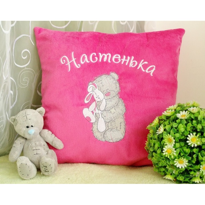 Teddy Bear with toy embroidery design - Embroidery Design