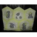Teddy Bear with toy embroidery design - Embroidery Design