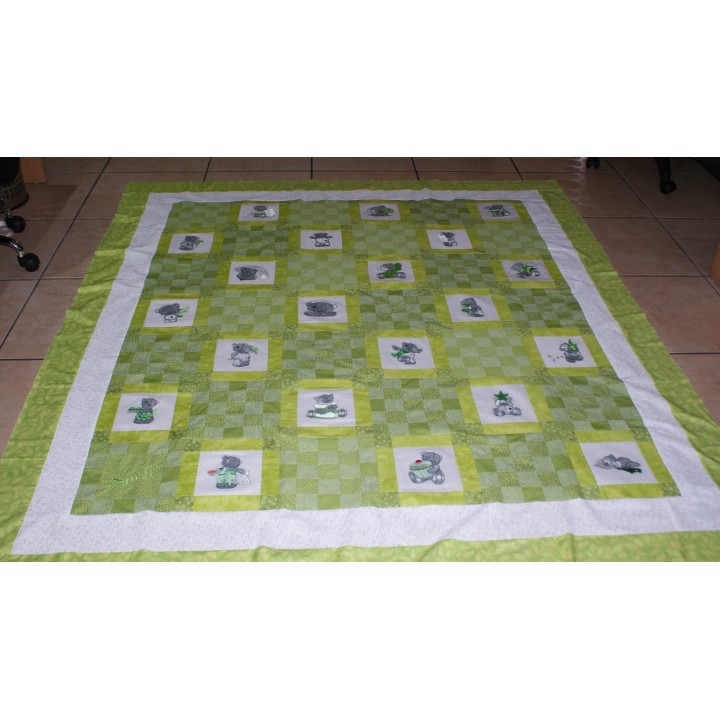 Teddy Bear with toy embroidery design - Embroidery Design