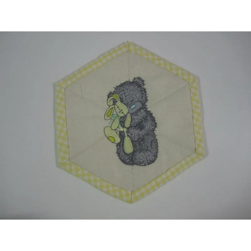 Teddy Bear with toy embroidery design - Embroidery Design
