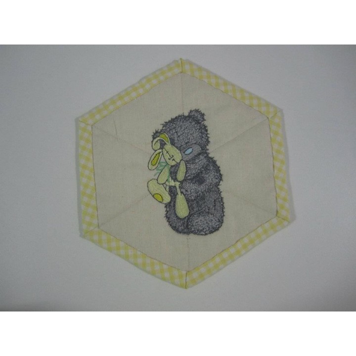Teddy Bear with toy embroidery design - Embroidery Design