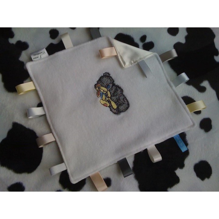 Teddy Bear with toy embroidery design - Embroidery Design