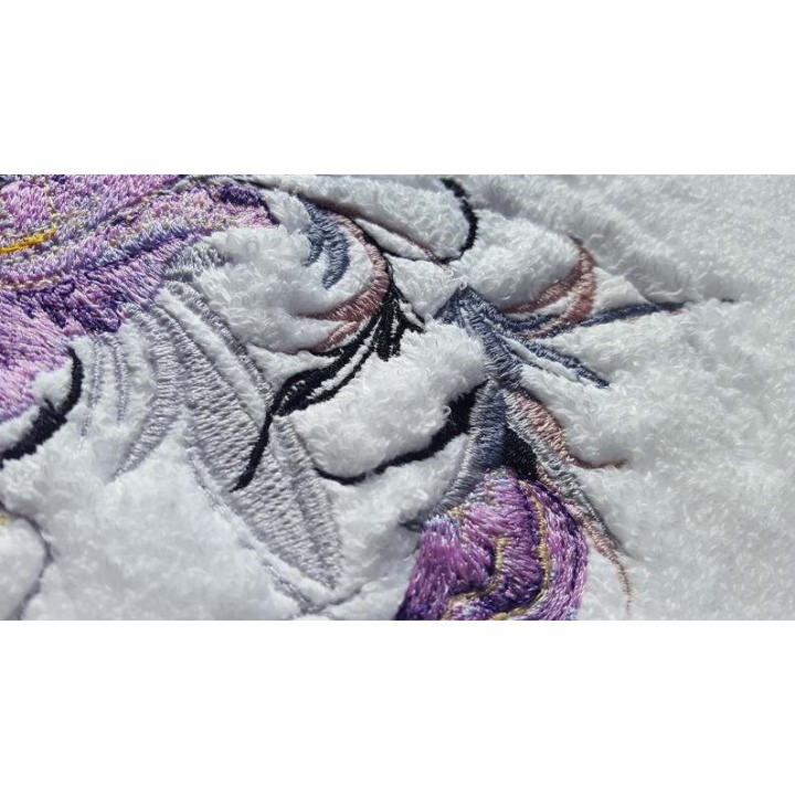 Big Swirl Iris  embroidery design - Embroidery Design