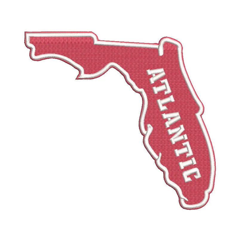 Florida Atlantic Owls Secondary logo 2015 embroidered design featuring the iconic owl emblem in vibrant colors.