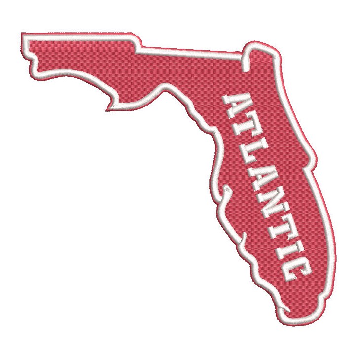 Florida Atlantic Owls Secondary logo 2015 embroidery design - Embroidery Design