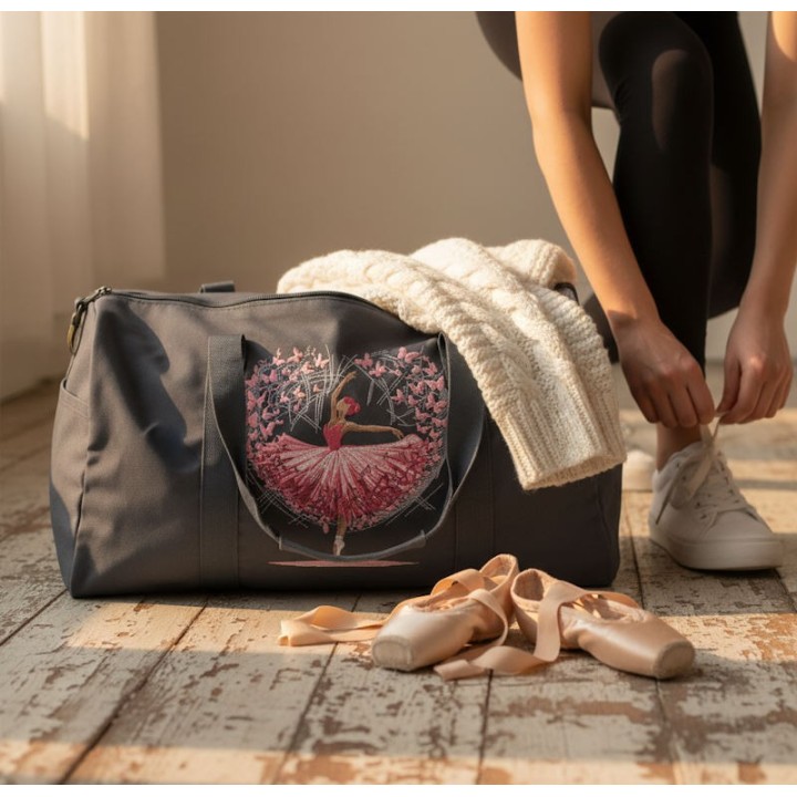 Ballet in My Heart Embroidery Design