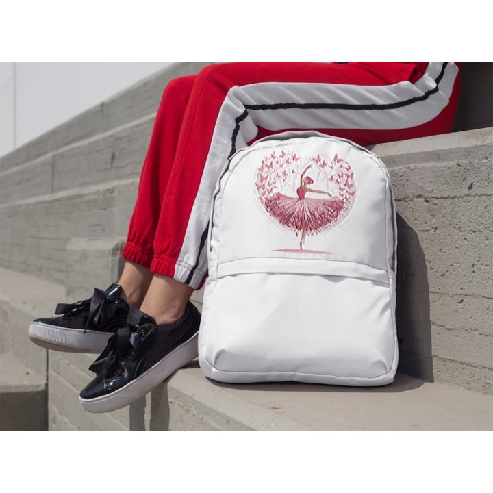 Ballet in My Heart Embroidery Design