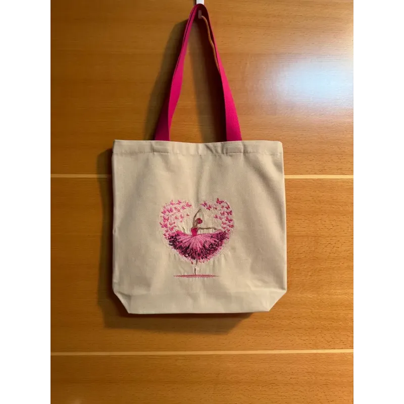 Ballet in my heart embroidery design featuring elegant stitching patterns ideal for dance-themed projects.