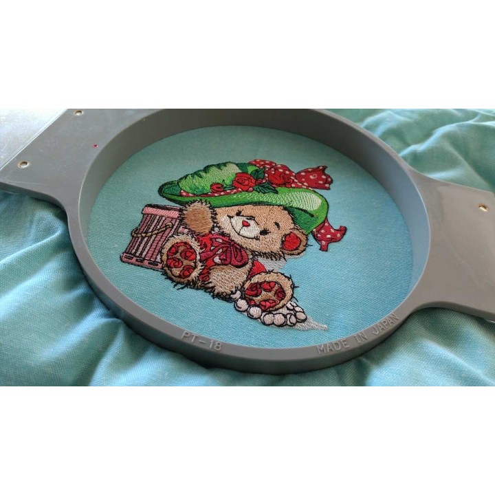 Fashion teddy bear embroidery design - Embroidery Design
