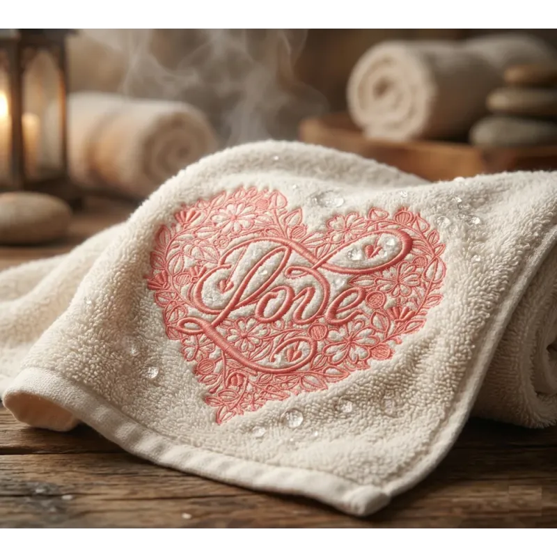 Heart of flowers embroidery design - Embroidery Design