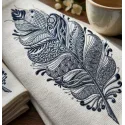 Gorgeous Feather Machine Embroidery Design | Instant Downlo…