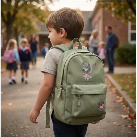 Girl and a heart balloon free embroidery design