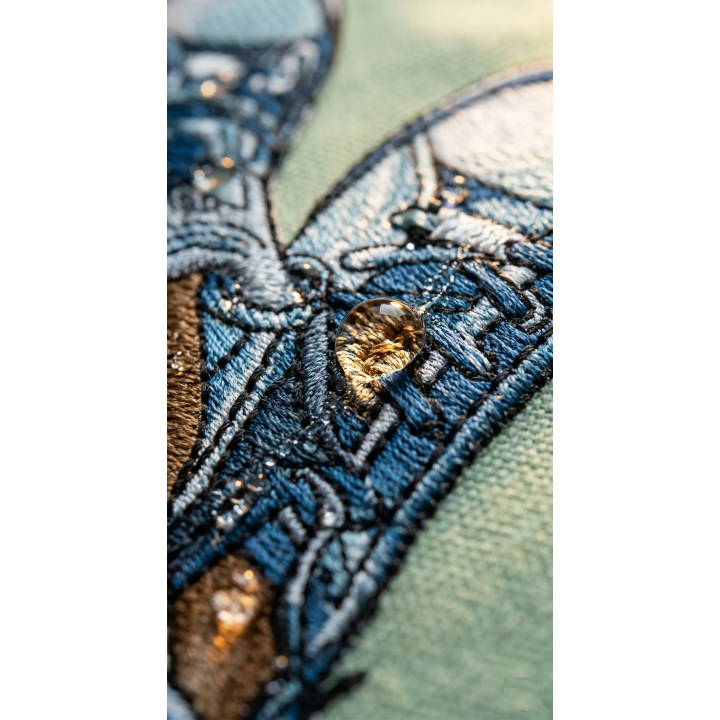 Sneakers Jeans Freedom Embroidery Design for Summer