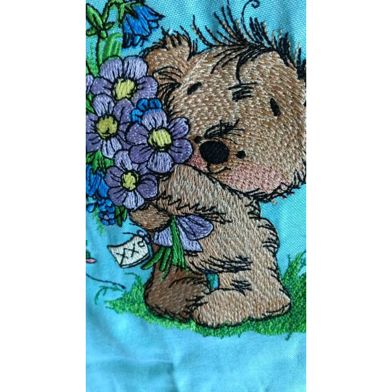 Teddy Bear Bouquet Stitching Pattern for Crafters
