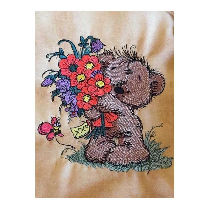 Bouquet for you 2 embroidery design - Embroidery Design