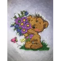 Teddy Bear Bouquet Stitching Pattern for Crafters